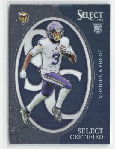 2023 Panini Select Jordan Addison Select Certified RC #CRO-JAD