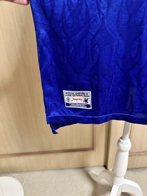 Japan National Team 1998 World Cup KAZU #11 Jersey Asics L Flame