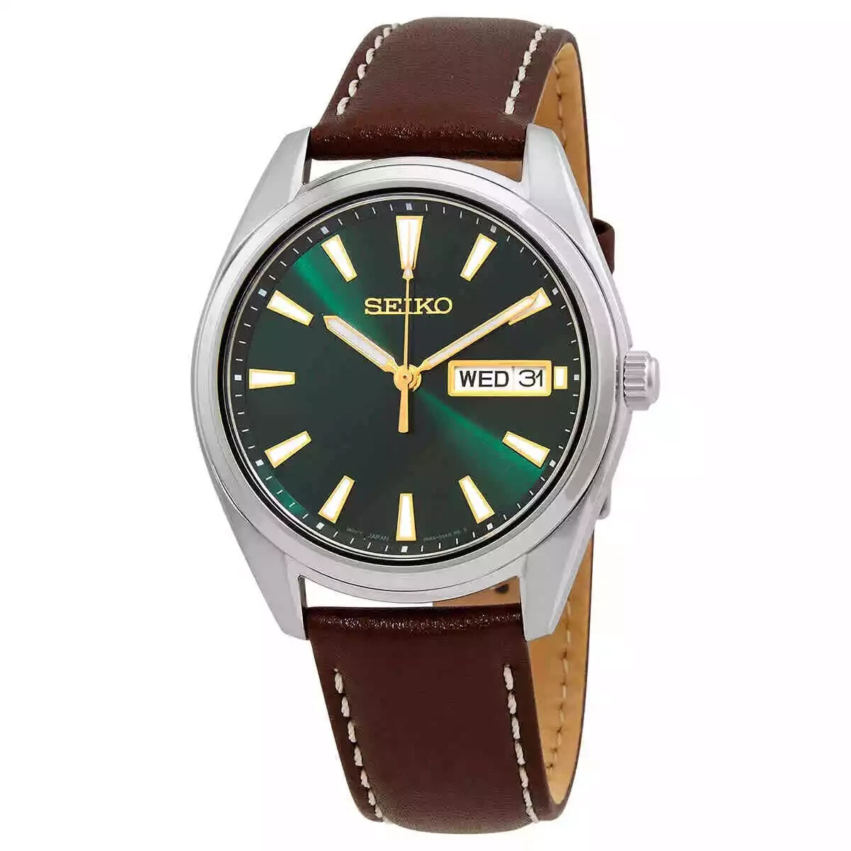 Seiko Men's Neo Classic Quartz Green Dial Watch - SUR449P1 NEW | eBay