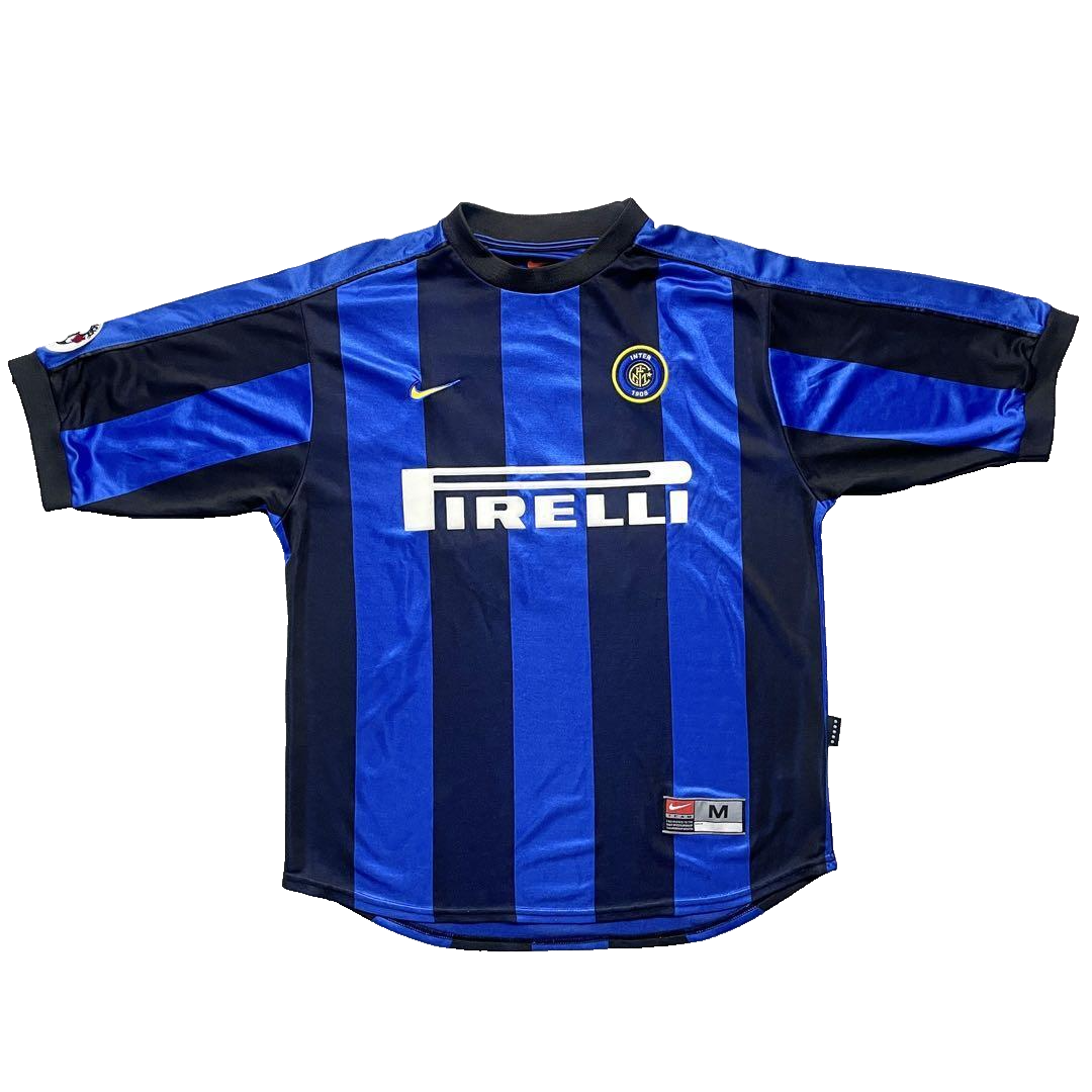 1999-00 Inter Milan Nike Home Jersey Baggio #10 M Vintage Made in