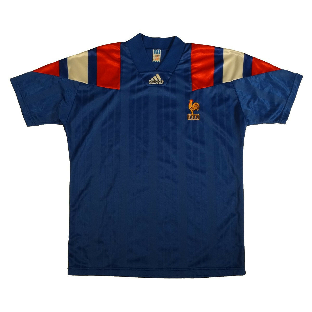 France Adidas Soccer Jersey Vintage 90s 1992 Size Medium | eBay
