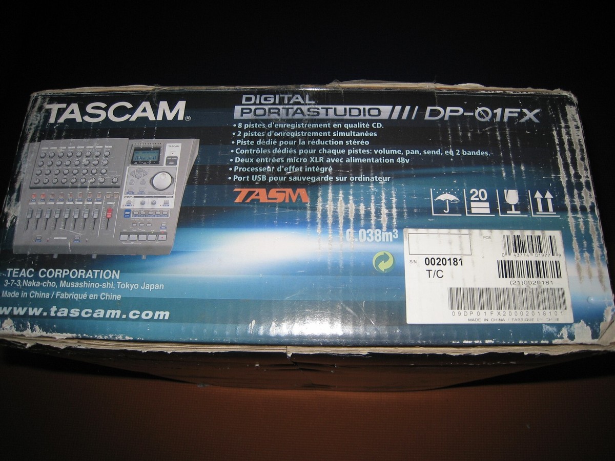 Tascam DP-01FX Digital Multi Track Recorder for sale online | eBay