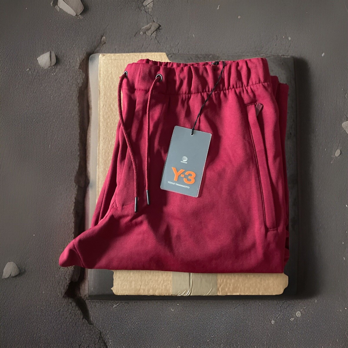 Y-3 Yohji Yamamoto Adidas Track Pants Sz Large 0120-305-393 F90530