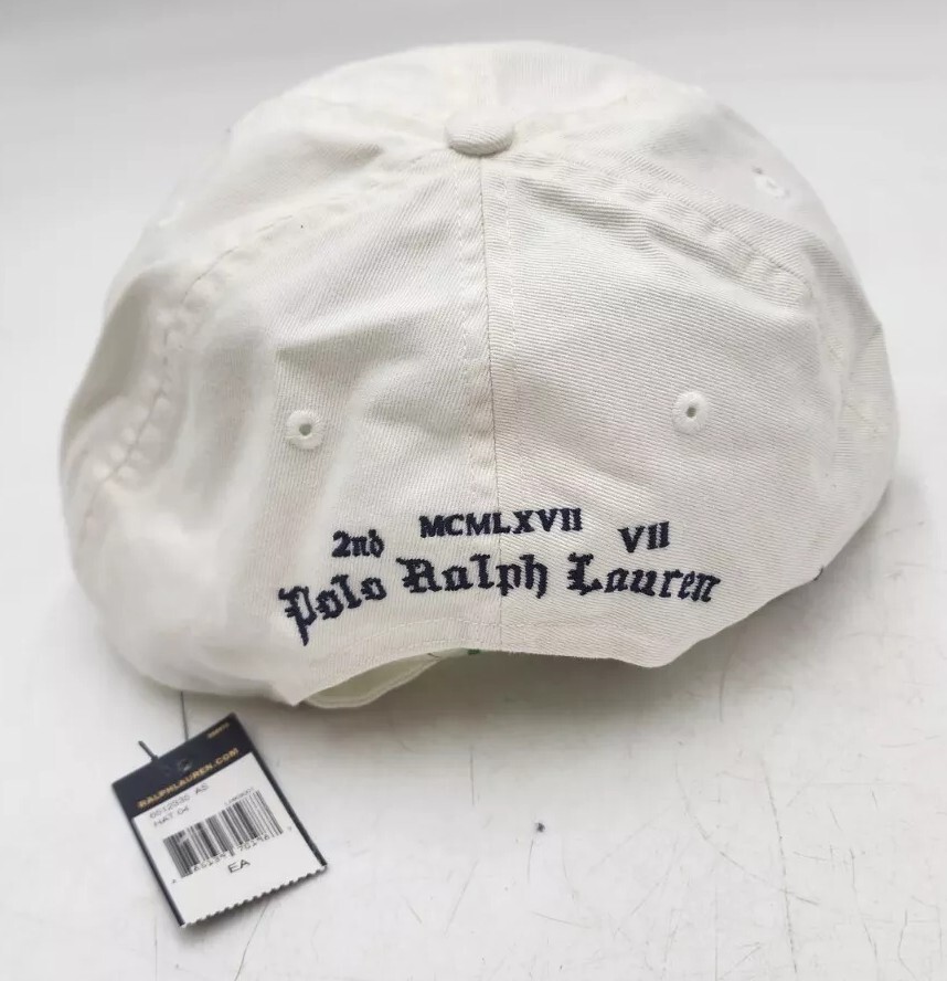 Polo Rowing Club PRC Ralph Lauren Hat 1967 MCMLXVII White
