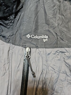 Columbia Jacket Men's Size M Gray Omni-Tech GRT Full Zip Ski