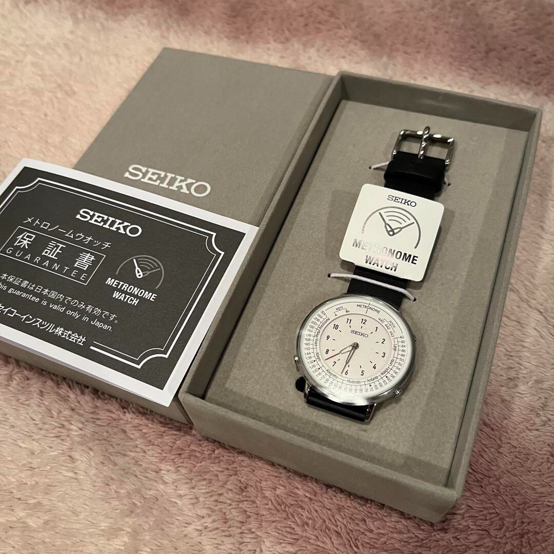 SEIKO Metronome Watch Standard Line Color Monotone SMW006A -New