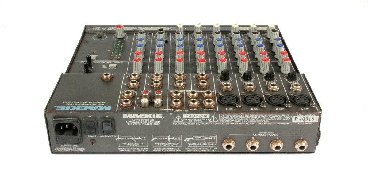 Mackie Micro Series 1202 12 Channel Mic/Line Mixer _ FOR PARTS
