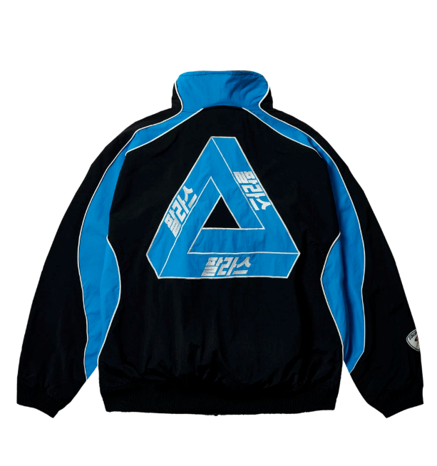 Palace Seoul 2 Seoul Track Jacket Black Blue 25SS 100% Authentic