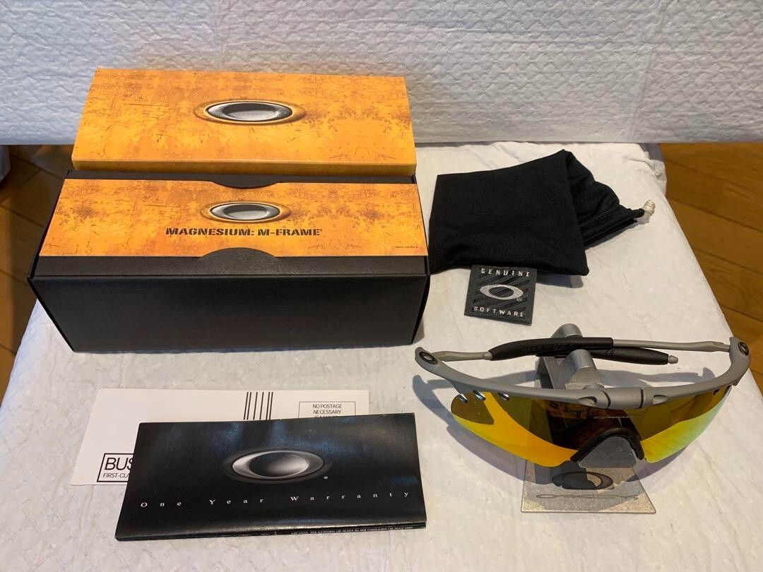 OAKLEY magnesium M Frame fire lens rare Nearly Unused JP | eBay