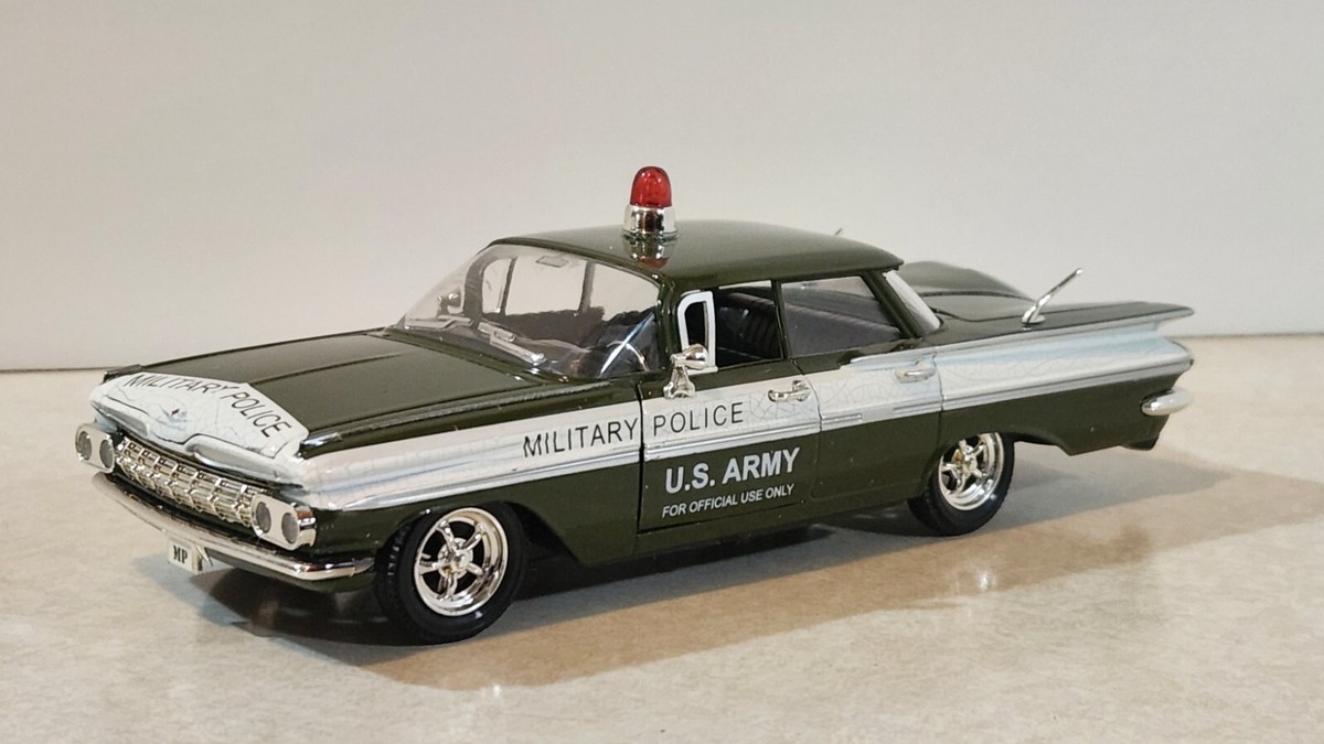 Military Police 1959 Chevrolet Impala AKKO rare National Motor