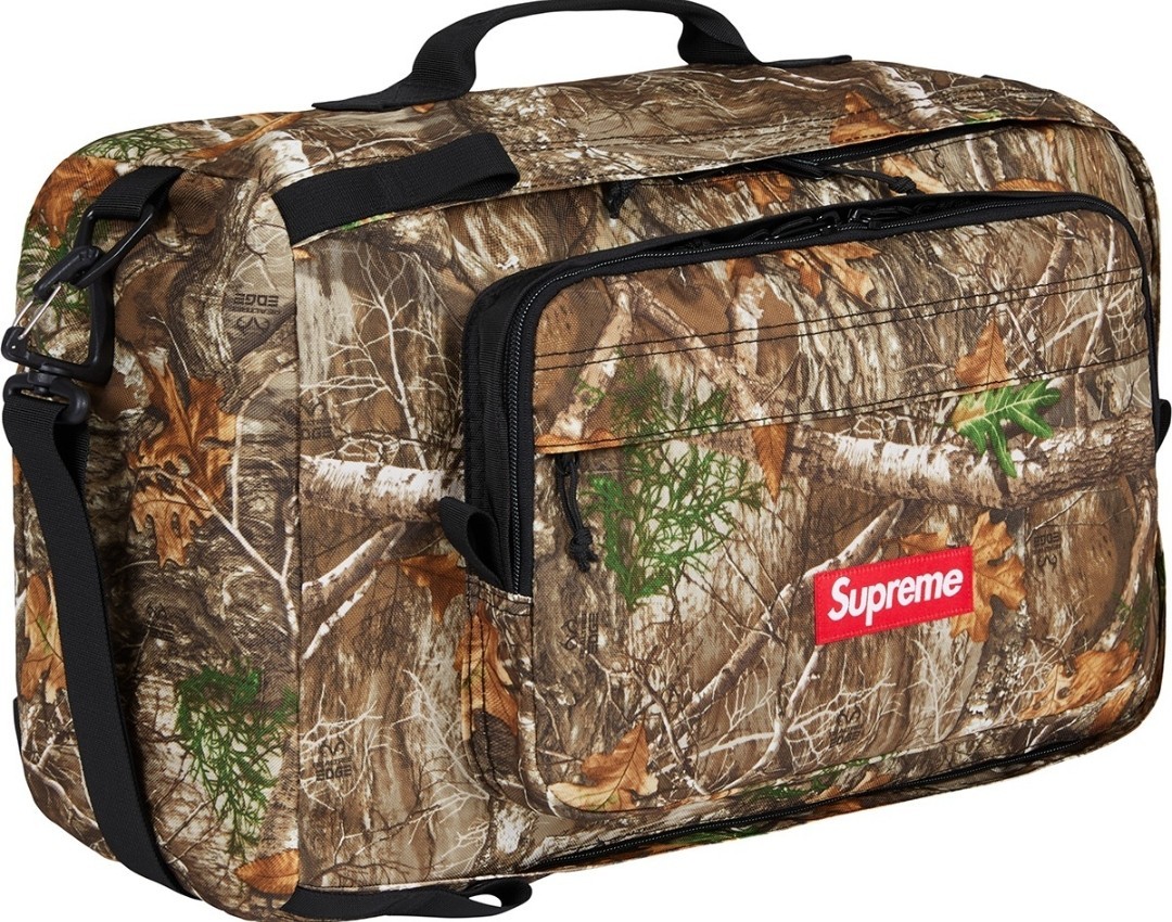 Supreme Real Tree Camo Box Logo Duffle Bag Carry On FW19 Weekend