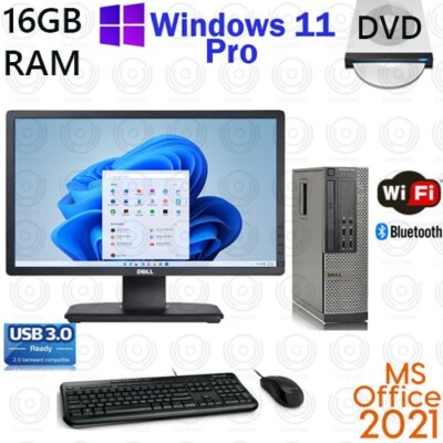 Windows 11 Dell i3 8GB 500GB SSD 20