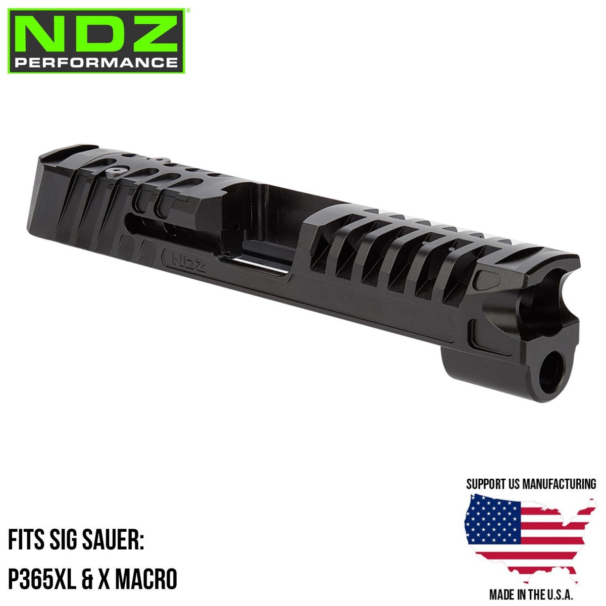 NDZ Sig P365XL X Macro Stainless Steel Slide 3.7