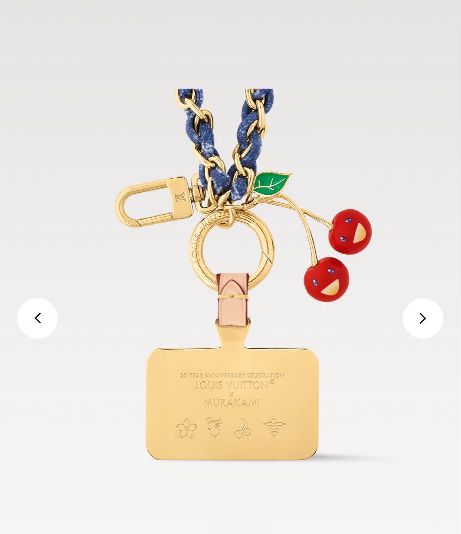 LOUIS VUITTON x Takashi Murakami M02623 Fortune Denim Cherry Bag