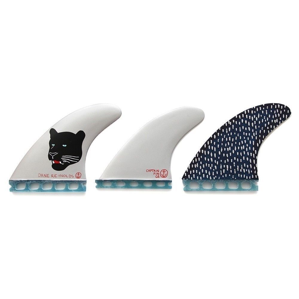 Captain Fin Co Dane Reynolds Thruster FUTURE FINS Silver NEW FIN