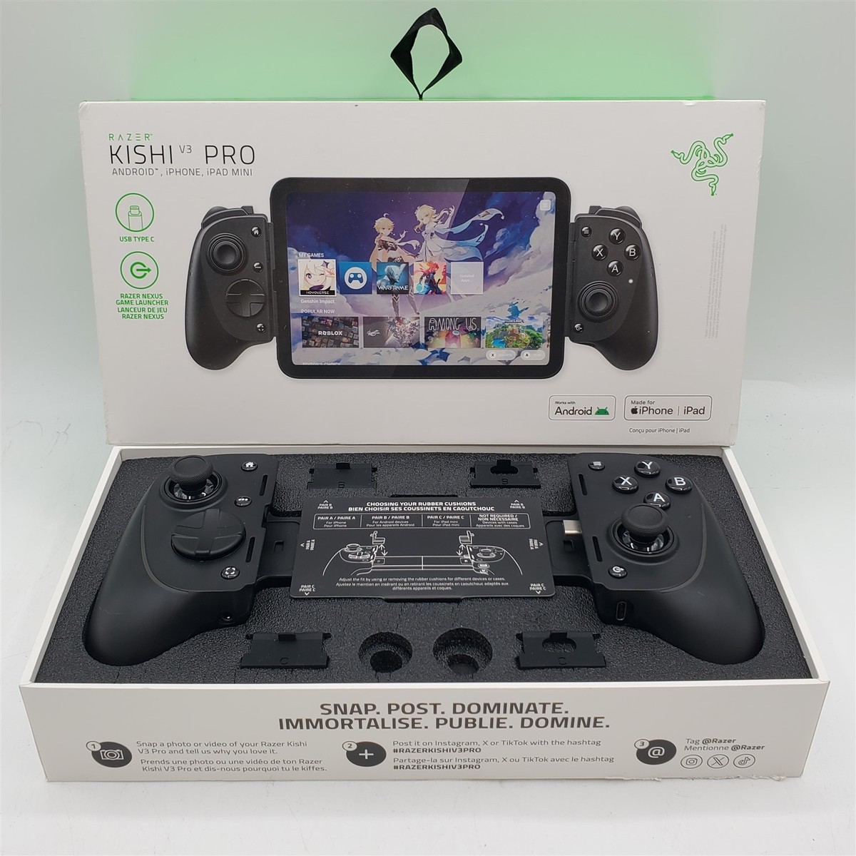 Razer Kishi Ultra Gaming Controller for Android, iPhone 15, iPad