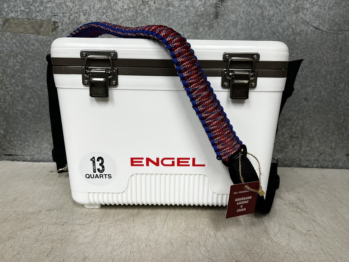 Engel 13 Qt WhiteDry Box, Cooler, With Custom Paracord Strap. | eBay