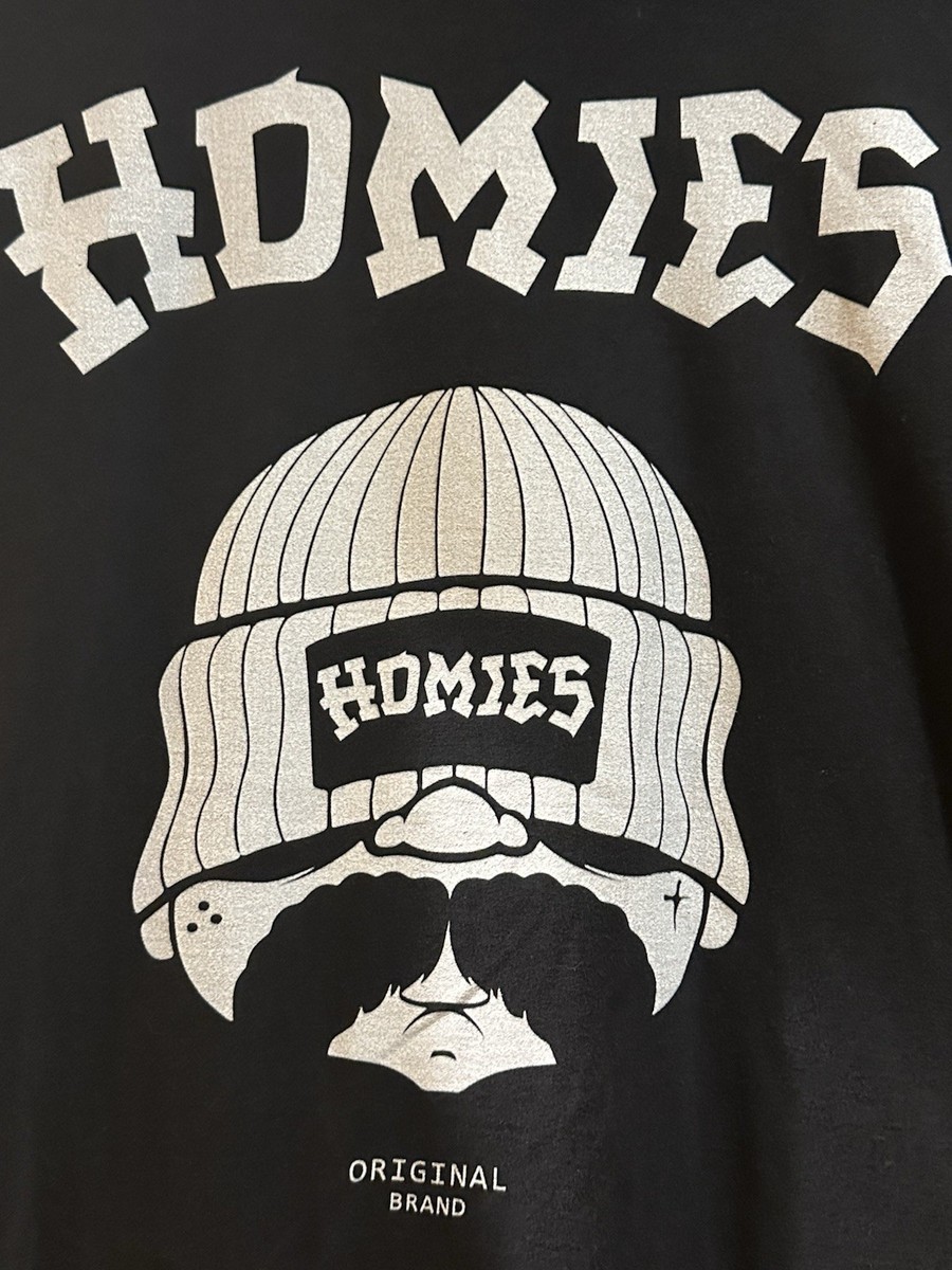 RARE VINTAGE Y2K HOMIES ORIGINAL BRAND BLACK CHICANO MUSTACHE