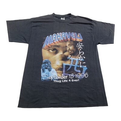 Vintage Tupac Shakur 2Pac Memorial Rap T Shirt Bootleg Size XL | eBay