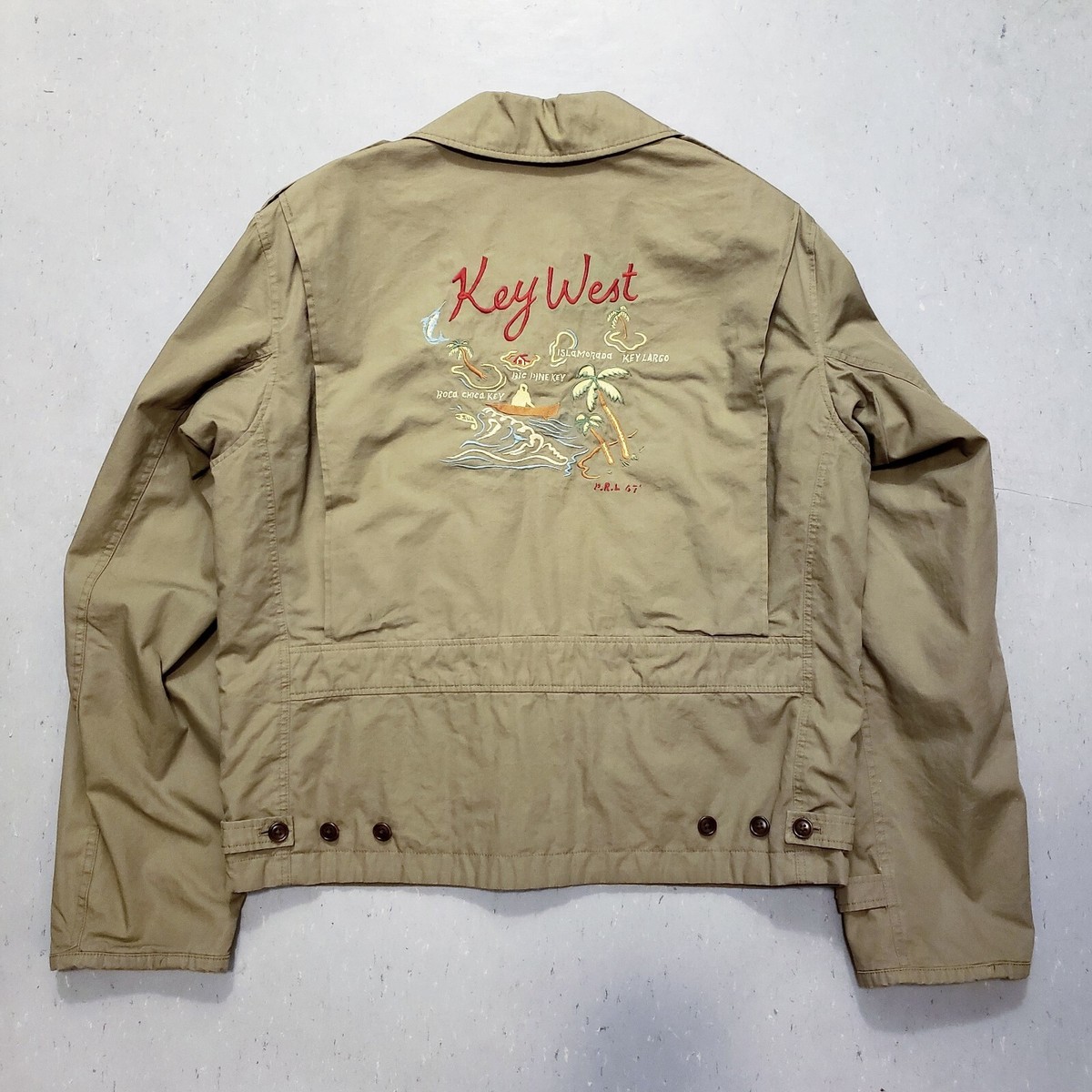 Ralph Lauren Polo 40s Style WW2 M41 Army Field Jacket M Embroidery