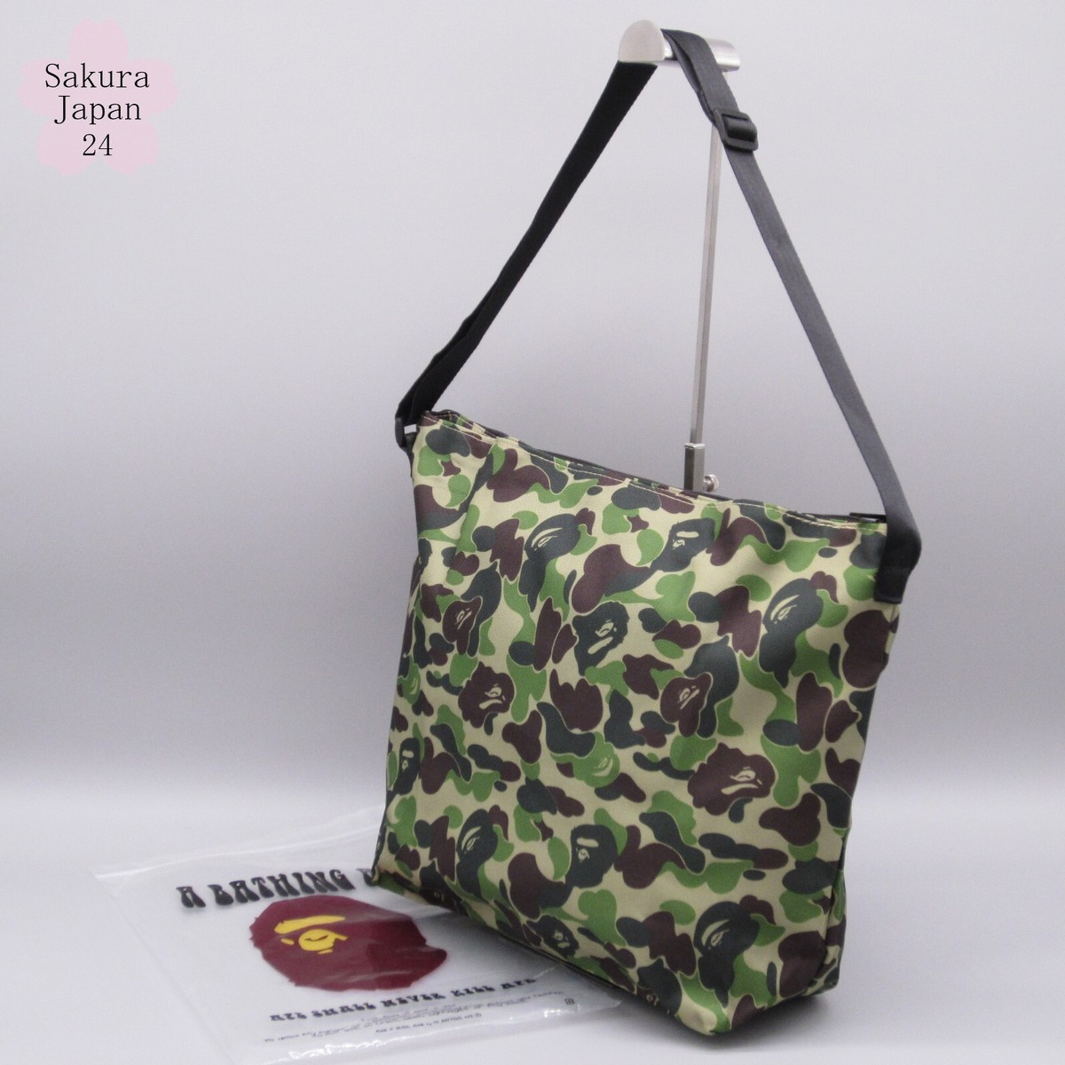 BAPE A Bathing Ape Camo Shoulder Bag Crossbody 2019 SMR Japan