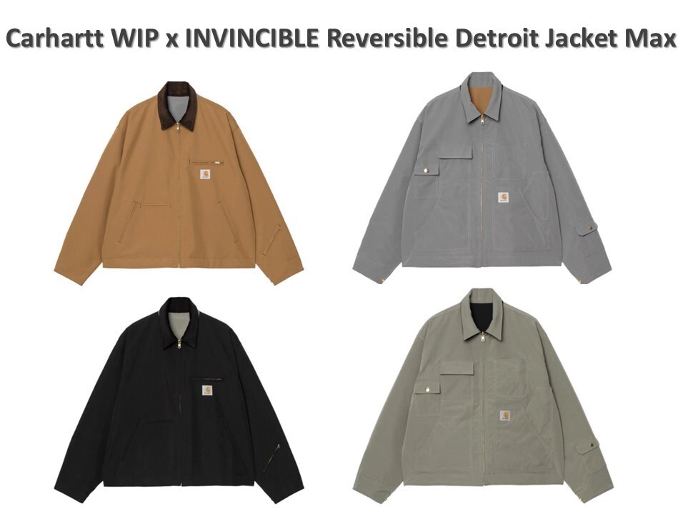 Carhartt WIP x INVINCIBLE Reversible Detroit Jacket Max 2colors