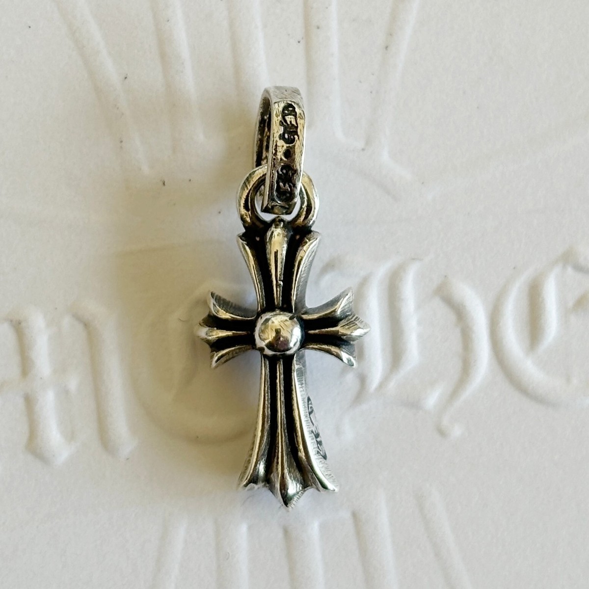 100% Authentic Chrome Hearts Baby Fat Cross Charm | eBay