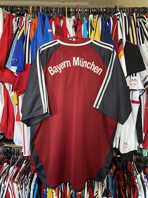 BAYERN MÜNICH 2001 2002 HOME FOOTBALL SHIRT SOCCER JERSEY ADIDAS
