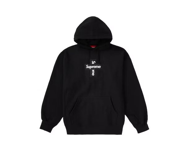 Supreme Cross Box Logo Hoodie Black Size Large | eBay