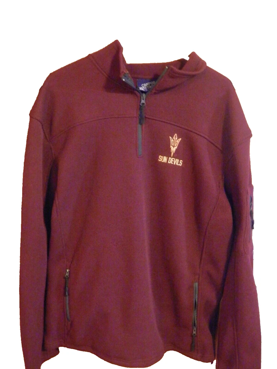 Campus Heritage Collection ASU Sun Devils Maroon Zip Jacket XXL | eBay