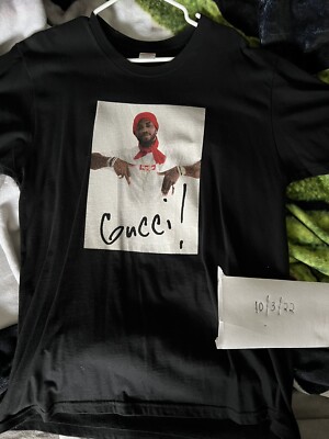 Supreme X Gucci Mane Black Tee Size Large. Shipped From NY | eBay