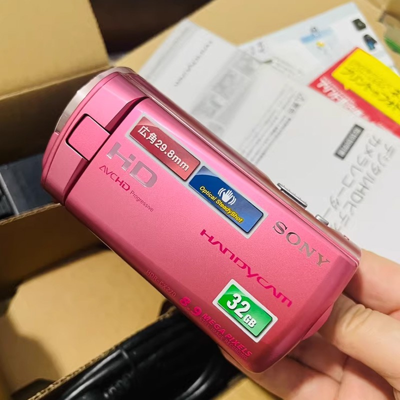 SONY HDR-CX270V 1080p HD Video Camera Handycam 30x Zoom -Pink | eBay
