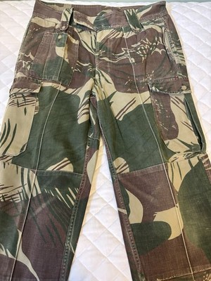 Rhodesian Army Brushstroke Camo Trousers - Original In Great