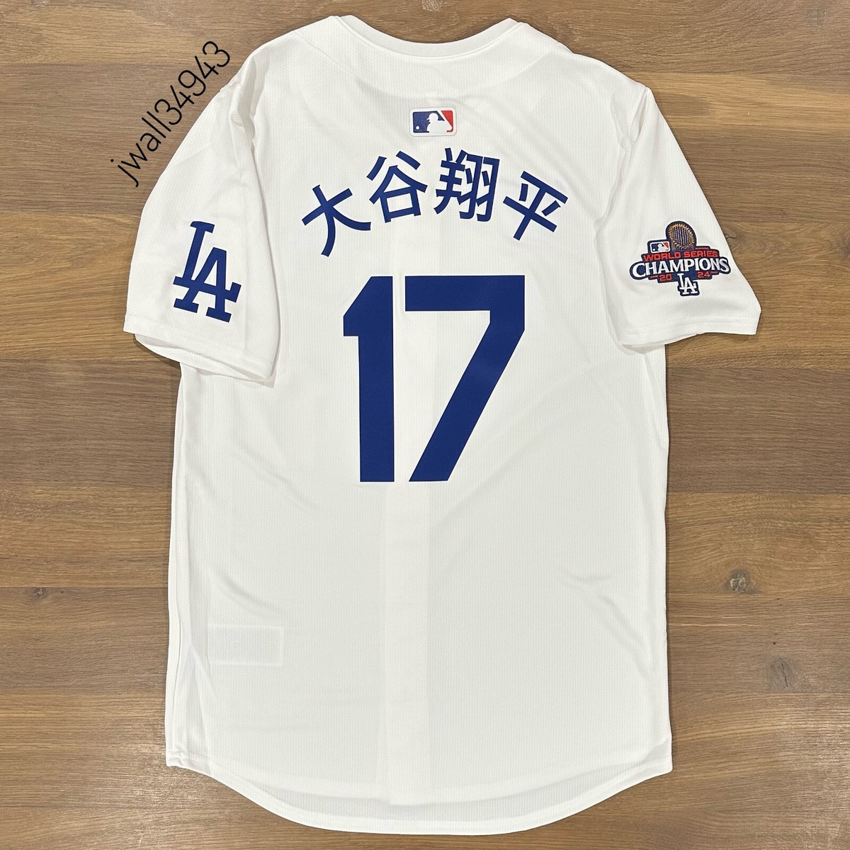 Nike Shohei Ohtani Los Angeles Dodgers Vapor Limited Kanji Jersey