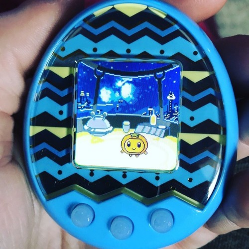 Bandai Tamagotchi Mix Spacy M X Ver. Blue Language Japanese From