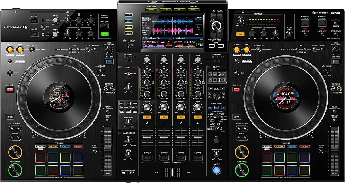 Pioneer DJ XDJ-XZ Professional All-in-One DJ System Interface 34W