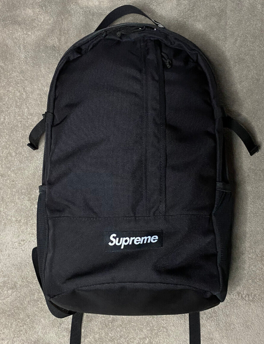 SS18 Supreme Backpack - Black - AUNTHENTIC ✓ | eBay