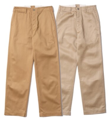 BUZZ RICKSON'S Lot No. M43035 EARLY MILITARY CHINOS 1945 MODEL ONE