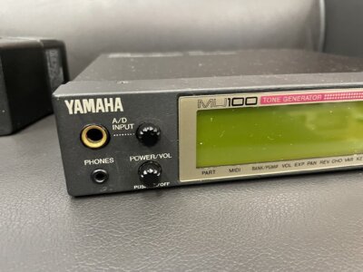 Yamaha MU100 Tone Generator Sound Module Synthesizer used Japan F