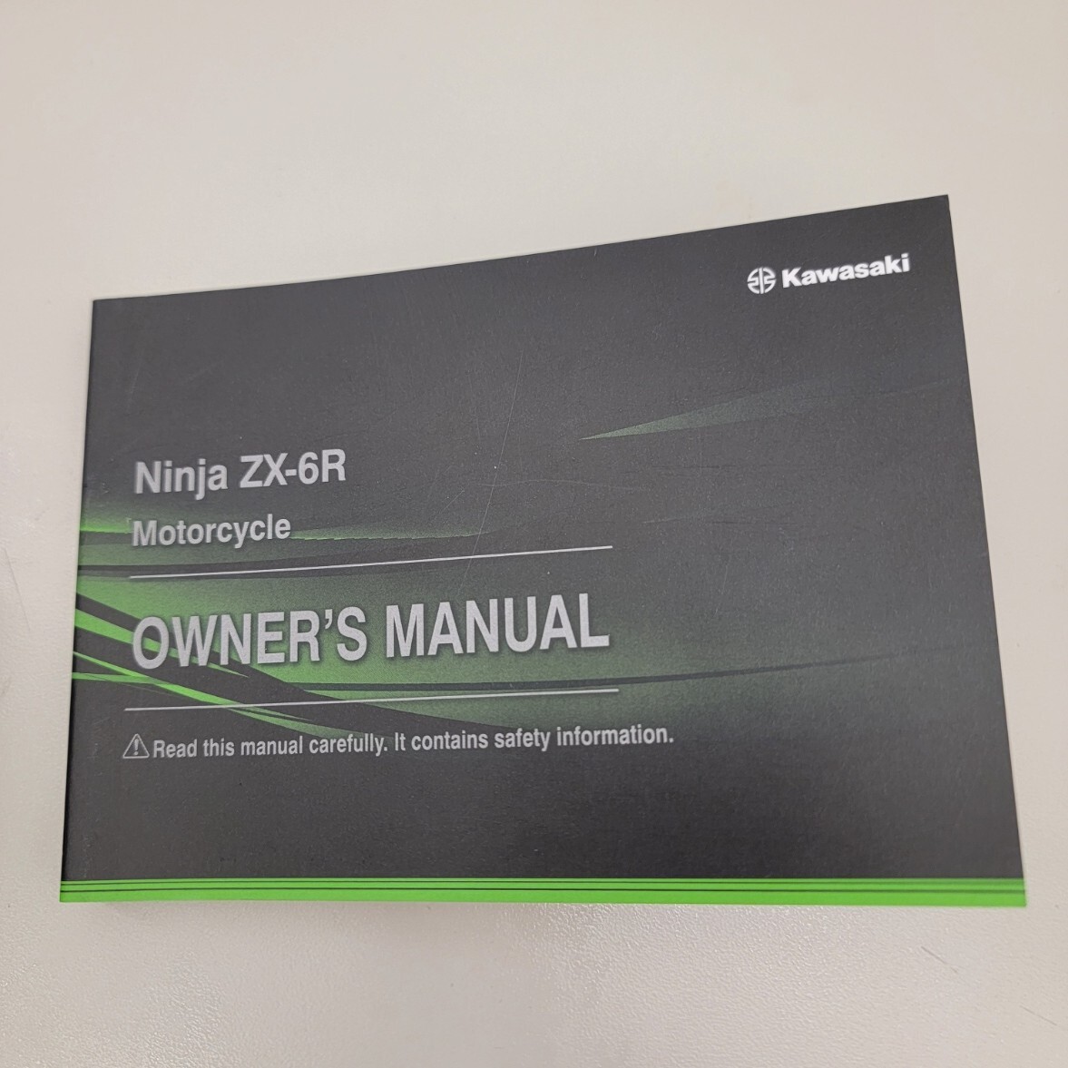 OEM KAWASAKI NINJA ZX6R 2019-2023 Owner's Manual PRINTED 2021