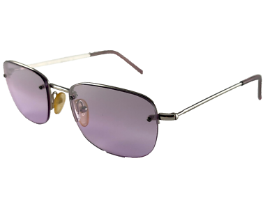 NEW VINTAGE GUCCI GG1676 PURPLE SEMI RIMLESS SUNGLASSES 1990'S