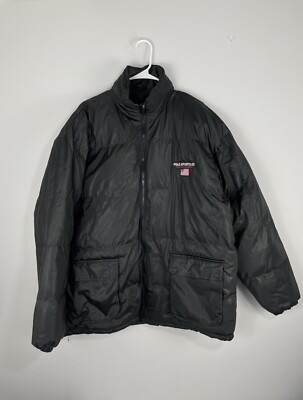 VINTAGE 90s Polo Sport Ralph Lauren Down Puffer Jacket Men's XL
