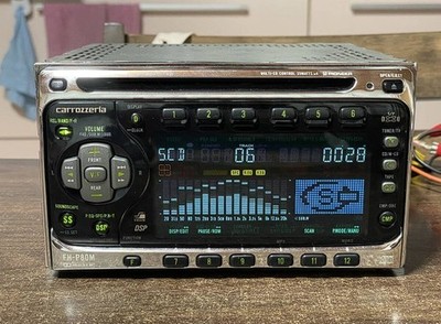 Pioneer Carrozzeria FH-P80M 2DIN CD cassette Deck Player Working