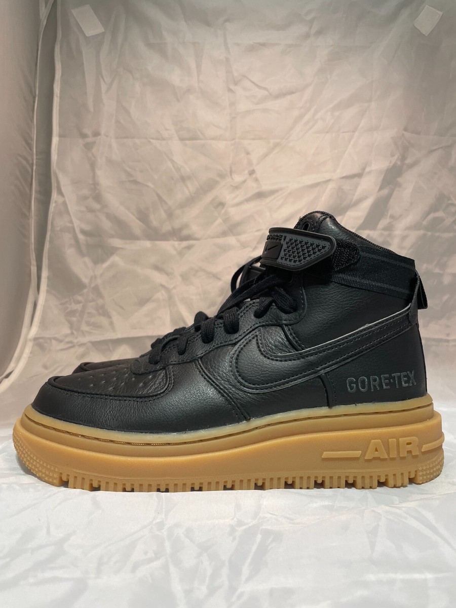 Size 6.5 - Nike Air Force 1 High Gore-Tex GTX Boot Black Gum