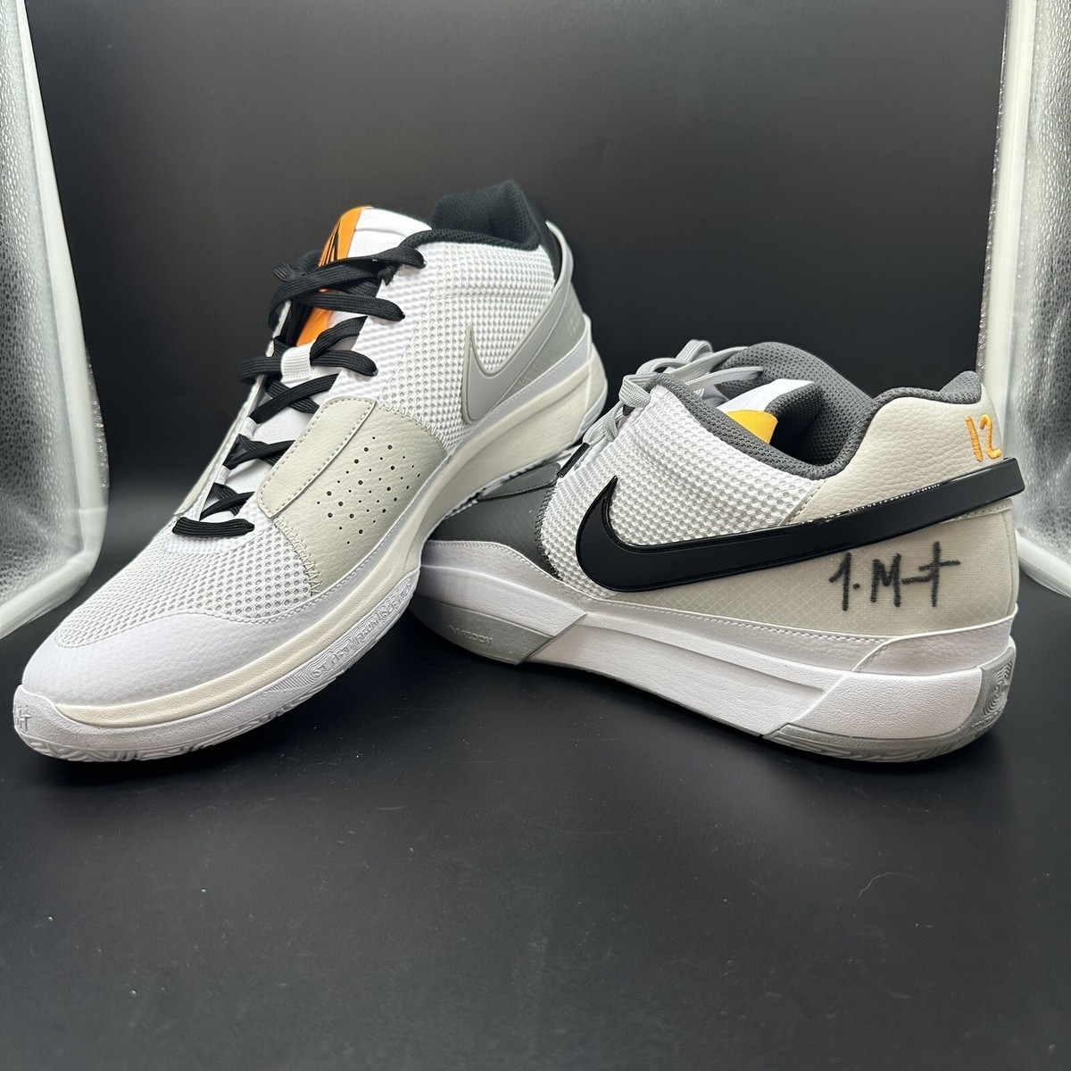 Nike JA 1 'Wet Cement' Light Smoke Grey White Basketball DR8785