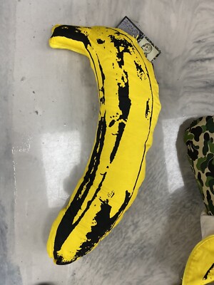 Bape X Medicom X Andy Warhol Banana Camo Cushion Set Of 3 | eBay