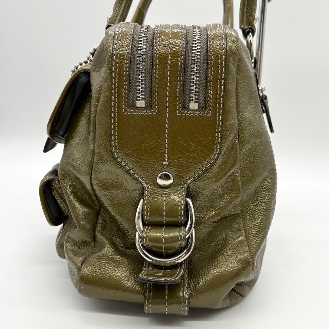 COACH Legacy Peyton Bleecker Satchel Bag Green 13051 Limited