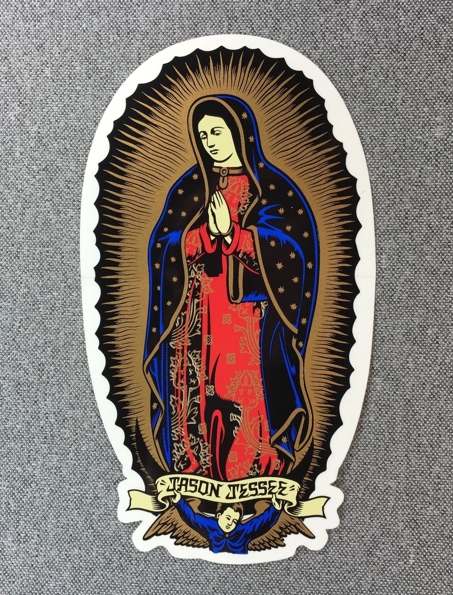 Santa Cruz Jason Jessee Guadalupe Skateboard Sticker 6in si | eBay