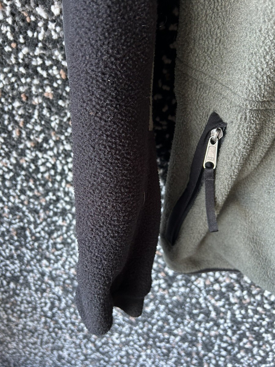 Vintage 90s Mountain Hardwear Made USA Gray Black Full Zip Jacket