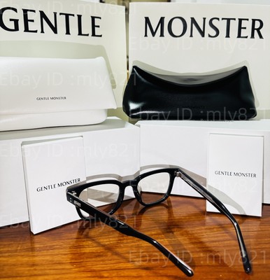 GentleMonster Unisex Sunglasses Evan 01 Black Frame Clear Lenses